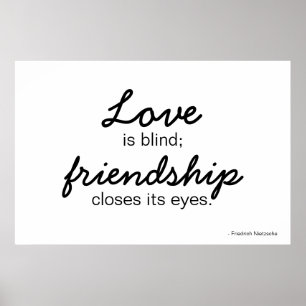 Love and friendship poster