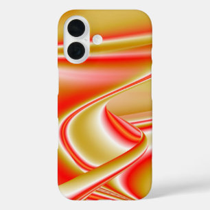 Love and Gold Abstract 3D Rainbowart iPhone 16 Case