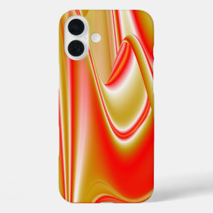 Love and Gold Abstract 3D Rainbowart iPhone 16 Plus Case