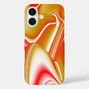 Love and Gold Abstract 3D Rainbowart iPhone 16 Case