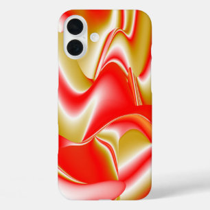 Love and Gold Abstract 3D Rainbowart iPhone 16 Plus Case