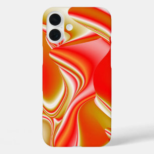 Love and Gold Abstract 3D Rainbowart iPhone 16 Plus Case