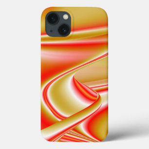 Love and Gold Abstract 3D Rainbowart iPhone 13 Case