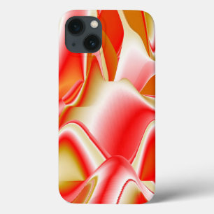 Love and Gold Abstract 3D Rainbowart iPhone 13 Case