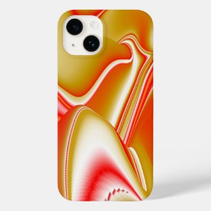 Love and Gold Abstract 3D Rainbowart Case-Mate iPhone 14 Case