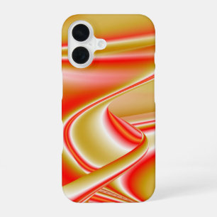 Love and Gold Abstract 3D Rainbowart iPhone 16 Case