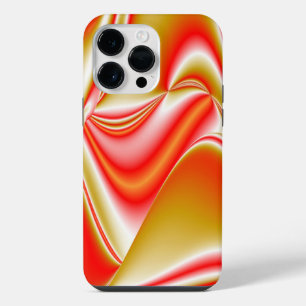 Love and Gold Abstract 3D Rainbowart iPhone 14 Pro Max Case