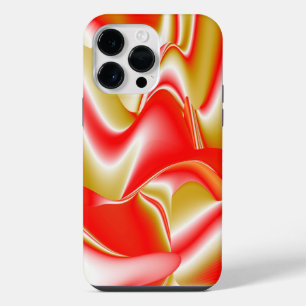 Love and Gold Abstract 3D Rainbowart iPhone 14 Pro Max Case