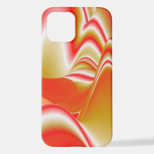 Love and Gold Abstract 3D Rainbowart iPhone 12 Case
