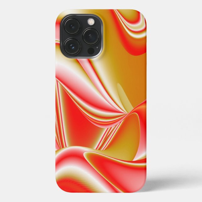Love and Gold Abstract 3D Rainbowart iPhone Case (Back)