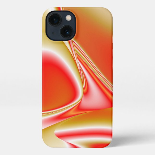Love and Gold Abstract 3D Rainbowart iPhone Case (Back)