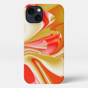 Love and Gold Abstract 3D Rainbowart iPhone 13 Case