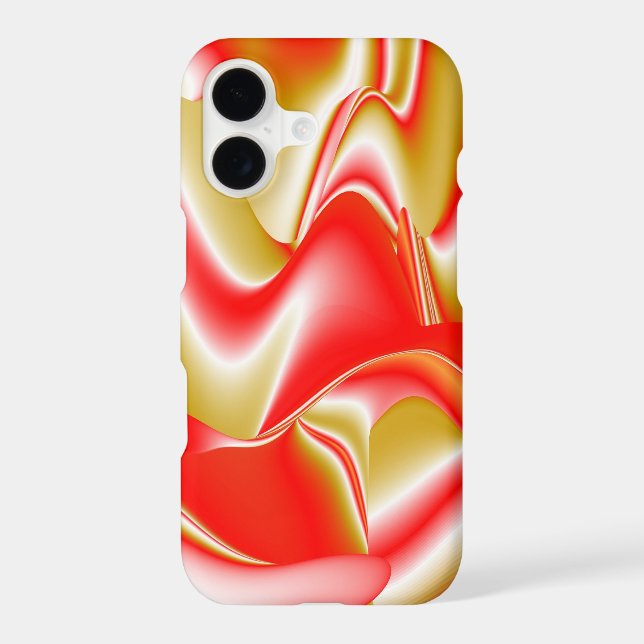Love and Gold Abstract 3D Rainbowart iPhone Case (Back)