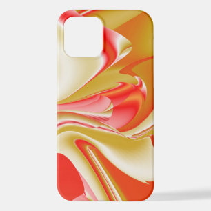 Love and Gold Abstract 3D Rainbowart iPhone 12 Case