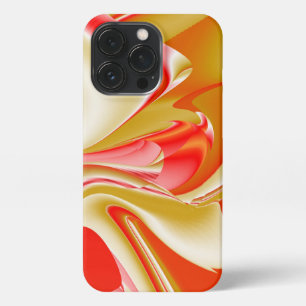 Love and Gold Abstract 3D Rainbowart iPhone 13 Pro Case
