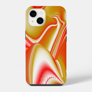 Love and Gold Abstract 3D Rainbowart iPhone 14 Case