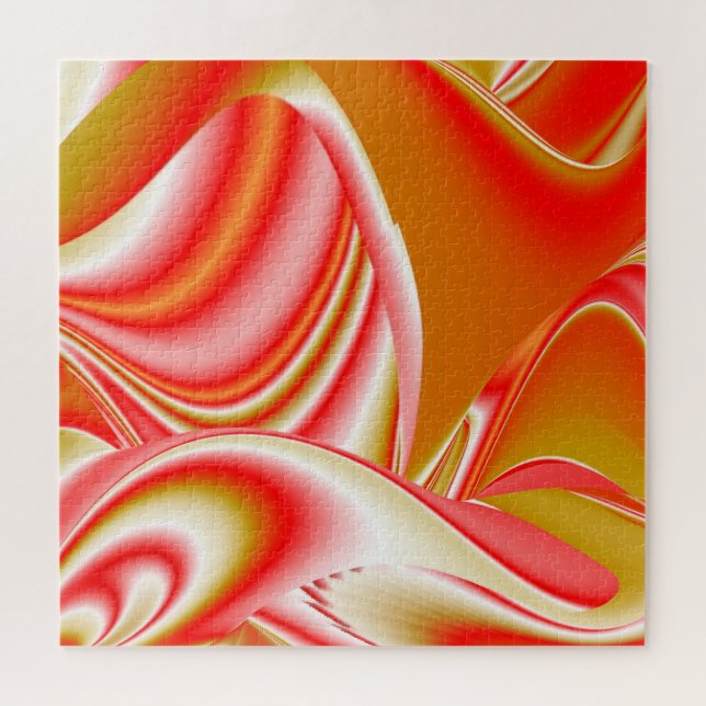 Love and Gold Abstract 3D Rainbowart Jigsaw Puzzle (Horizontal)