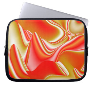 Love and Gold Abstract 3D Rainbowart Laptop Sleeve