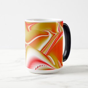 Love and Gold Abstract 3D Rainbowart Magic Mug