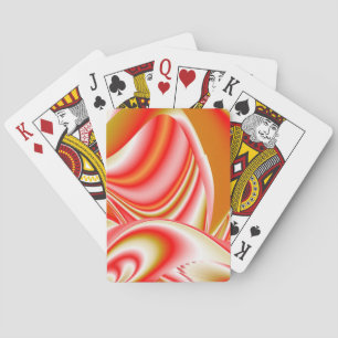 Love and Gold Abstract 3D Rainbowart Playing Cards