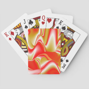 Love and Gold Abstract 3D Rainbowart Playing Cards