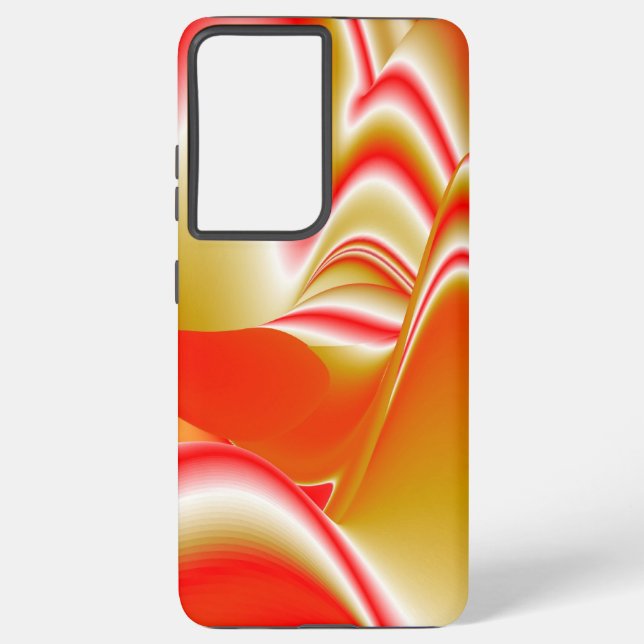 Love and Gold Abstract 3D Rainbowart Samsung Galaxy S21+ Case (Back)
