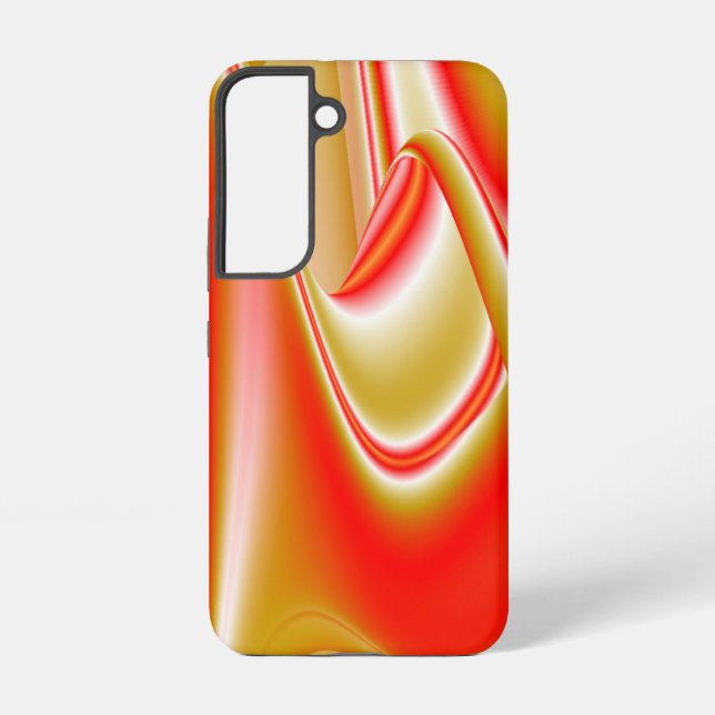 Love and Gold Abstract 3D Rainbowart Samsung Galaxy S22 Case (Back)