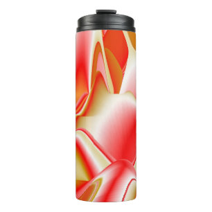 Love and Gold Abstract 3D Rainbowart Thermal Tumbler