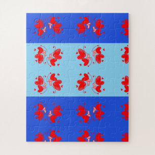 Love and Heart Romantic Design Jigsaw Puzzle
