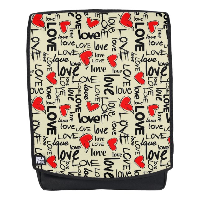 Love and Hearts Backpack (Front)