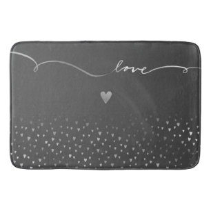 Love and Hearts Bath Mat