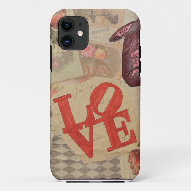 Love and Hearts Case-Mate iPhone Case (Back)