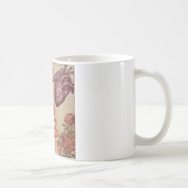 Love and Hearts Coffee Mug (Right)