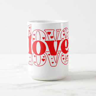 Love and Hearts Coffee Mug