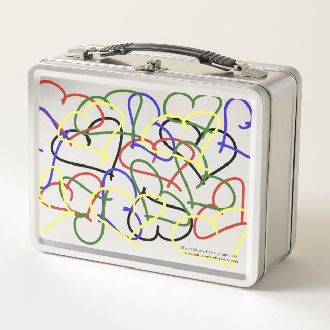 Love and Hearts Lunchbox (Front)