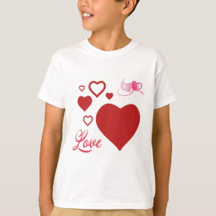 Love and Hearts" or "Valentine's Day Hearts". T-Shirt
