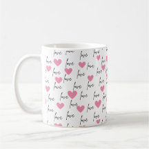 Love and Hearts Sweetheart Mug