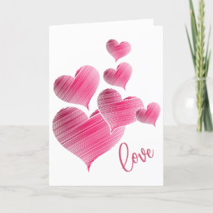Love and Hearts Valentine Card