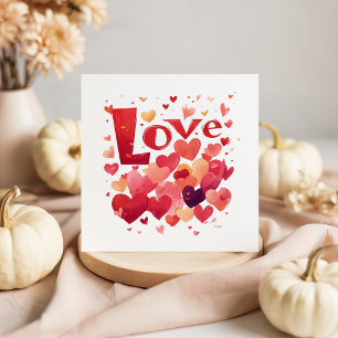 Love and Hearts Valentine's Day Card