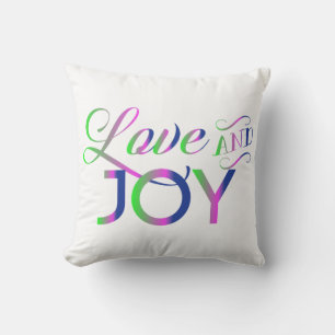 Love And Joy Colourful Cushion