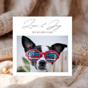 Love and Joy   Funny Christmas Cards With Dogs