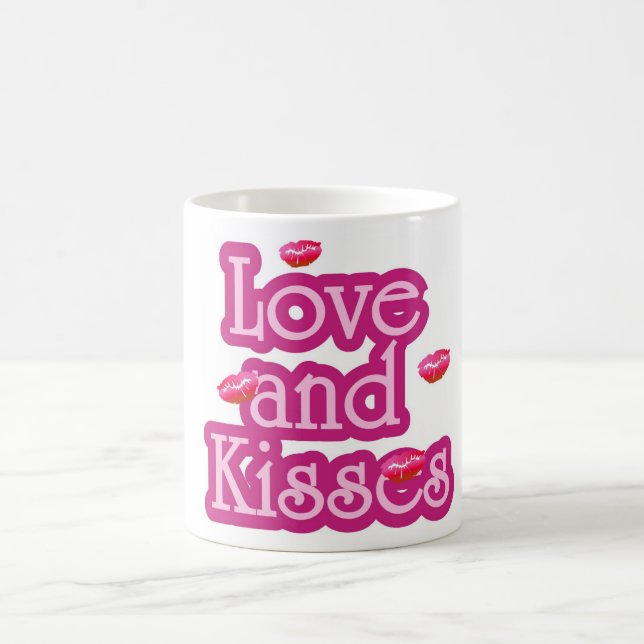Love and Kisses Coffee Mug (Center)