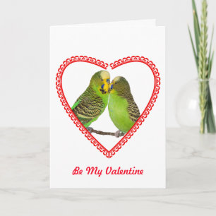 Love and Kisses Valentine (customise your message) Holiday Card