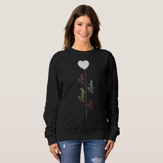 Love and Laugh Sweatshirt (Front Full)