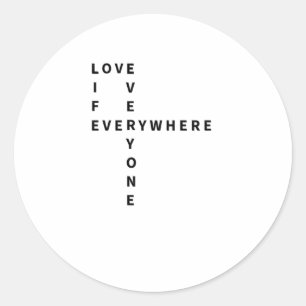 Love And Life Sticker