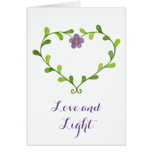 Love and Light card