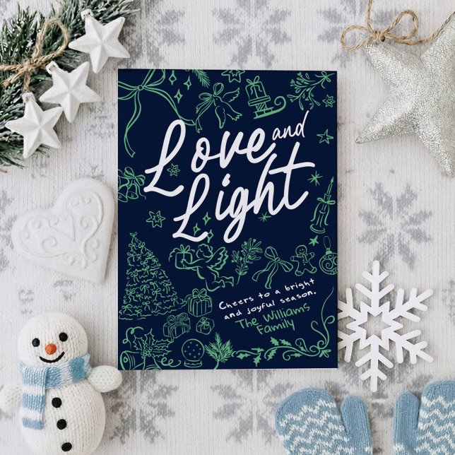 Love and Light Christmas and Holiday Card  (Creator Uploaded)
