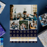 Love and Light | Hanukkah family photo Collage Holiday Card<br><div class="desc">Love and Light | Hanukkah family photo Collage</div>