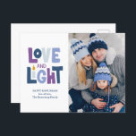 "Love and Light" Happy Hanukkah Photo Holiday Card<br><div class="desc">"Love and Light"  Happy Hanukkah Photo Holiday design.</div>