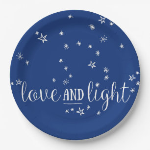 Love and Light Holiday Paper Plates
